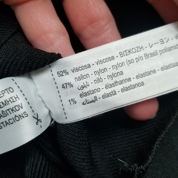 Black studded zara long sleeve sweater top - Picture 5 of 5